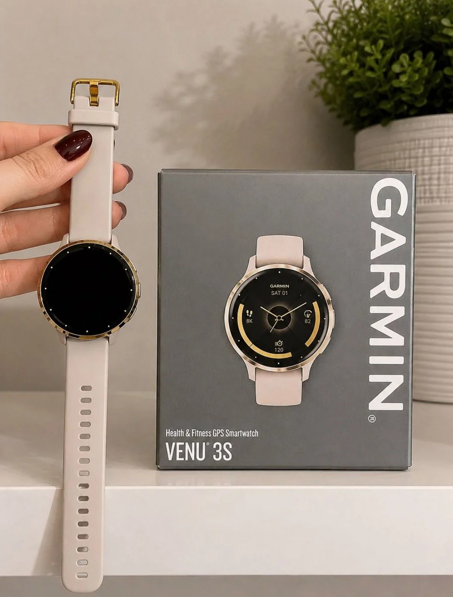 RELOGIO GARMIN VENU 3S 010-02785-02 FRENCH GOLD
